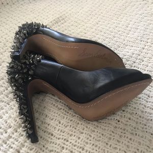Sam Edelman Lorissa Black Studded Heels